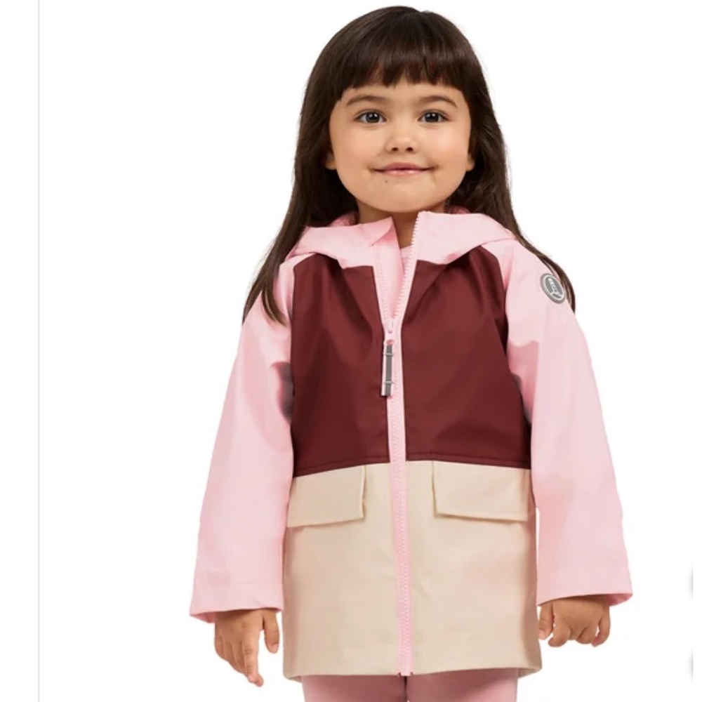 Lands' End Kids' Rain Slicker Pink Size 2T